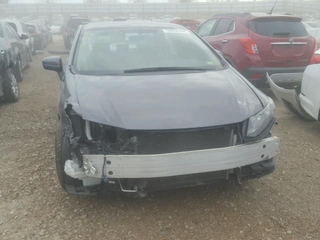 19XFB2F54EE011780 - 2014 HONDA CIVIC LX GRAY photo 9