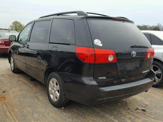 5TDYK4CC5AS336350 - 2010 TOYOTA SIENNA XLE BLACK photo 3