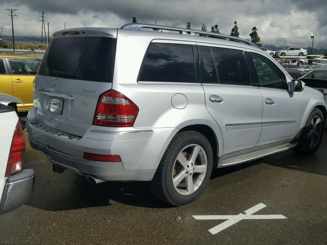 4JGBF71E69A516862 - 2009 MERCEDES-BENZ GL 450 4MA SILVER photo 4