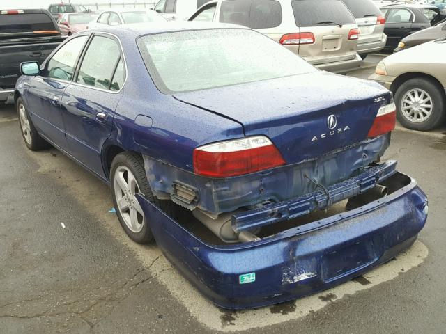 19UUA56842A004804 - 2002 ACURA 3.2TL TYPE BLUE photo 3