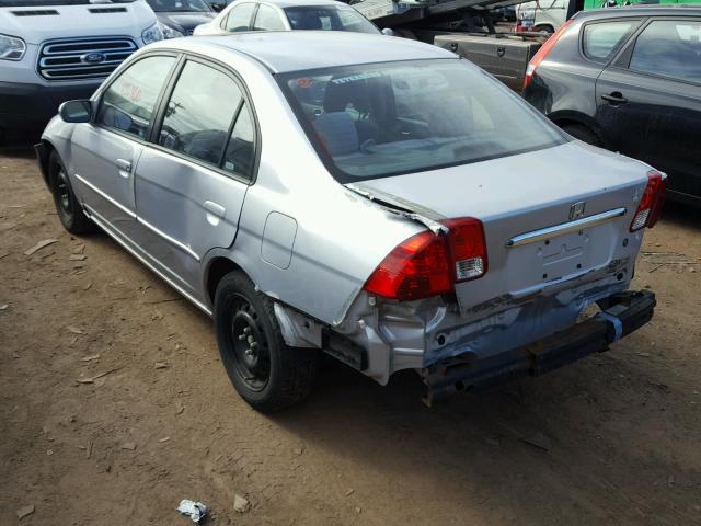 2HGES25853H551584 - 2003 HONDA CIVIC EX SILVER photo 3