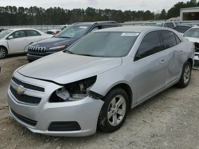 1G11C5SA1DF178123 - 2013 CHEVROLET MALIBU 1LT SILVER photo 2