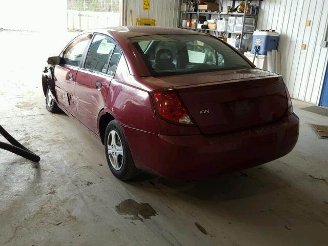 1G8AG52F64Z134036 - 2004 SATURN ION LEVEL RED photo 3