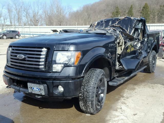 1FTFW1ET7BFC82980 - 2011 FORD F150 SUPER BLACK photo 2