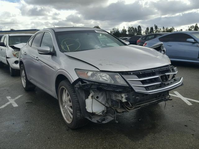 5J6TF1H58AL011680 - 2010 HONDA ACCORD CRO SILVER photo 1