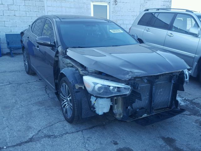 KNALN4D75E5162632 - 2014 KIA CADENZA PR BROWN photo 1