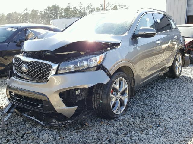 5XYPK4A57GG048674 - 2016 KIA SORENTO SX GRAY photo 2