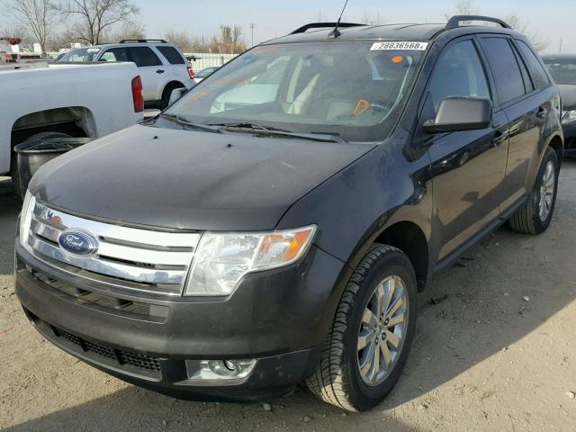 2FMDK39C87BA87256 - 2007 FORD EDGE SEL P GRAY photo 2