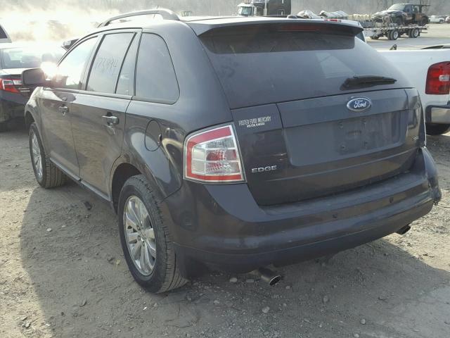 2FMDK39C87BA87256 - 2007 FORD EDGE SEL P GRAY photo 3