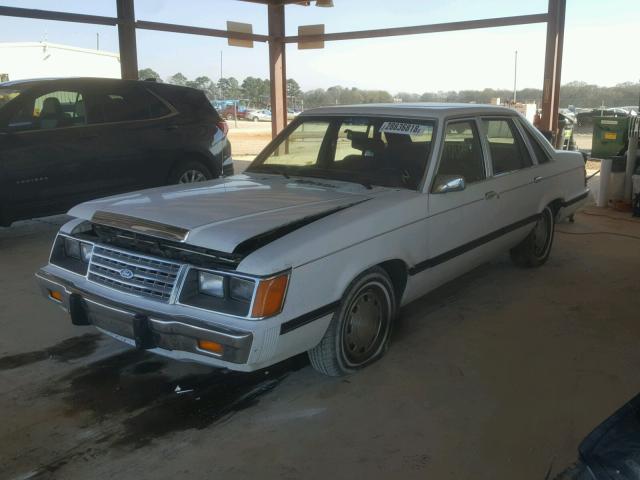 1FABP3936GG149569 - 1986 FORD LTD WHITE photo 2