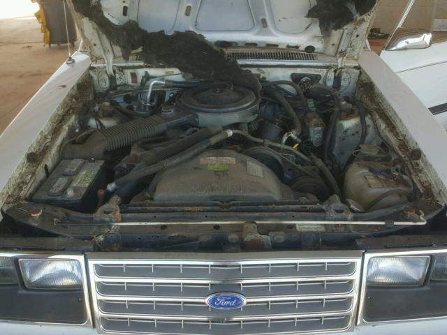 1FABP3936GG149569 - 1986 FORD LTD WHITE photo 7