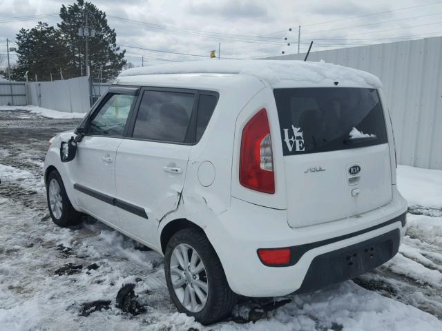 KNDJT2A6XC7367915 - 2012 KIA SOUL + WHITE photo 3