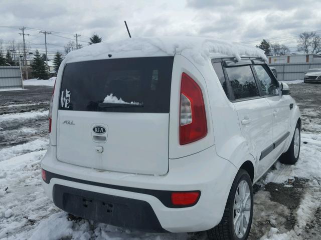 KNDJT2A6XC7367915 - 2012 KIA SOUL + WHITE photo 4