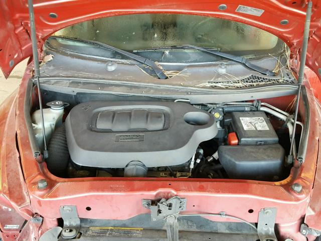 3GNBAADB5AS545961 - 2010 CHEVROLET HHR LS BURGUNDY photo 7