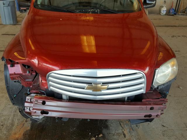 3GNBAADB5AS545961 - 2010 CHEVROLET HHR LS BURGUNDY photo 9