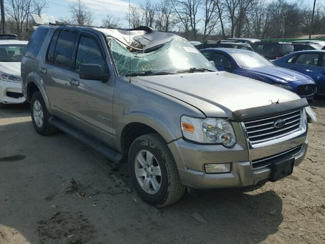 1FMEU73E28UA67998 - 2008 FORD EXPLORER X GRAY photo 1