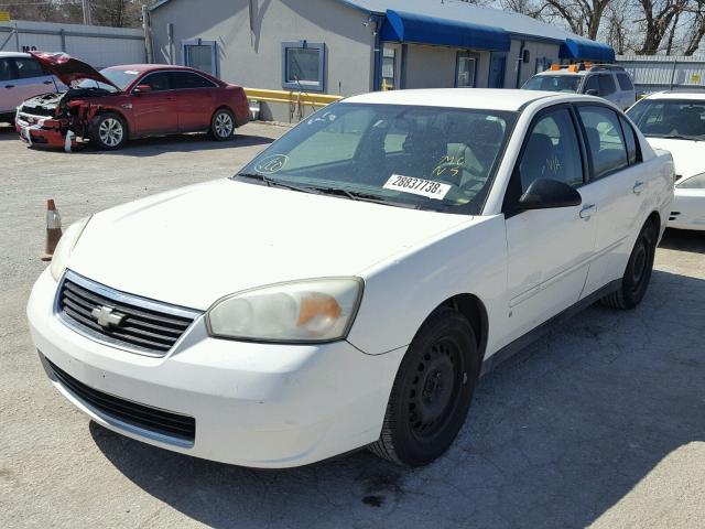 1G1ZS57N37F205912 - 2007 CHEVROLET MALIBU LS WHITE photo 2