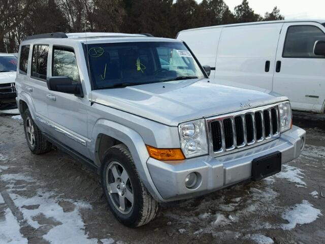 1J4RG4GKXAC153108 - 2010 JEEP COMMANDER SILVER photo 1