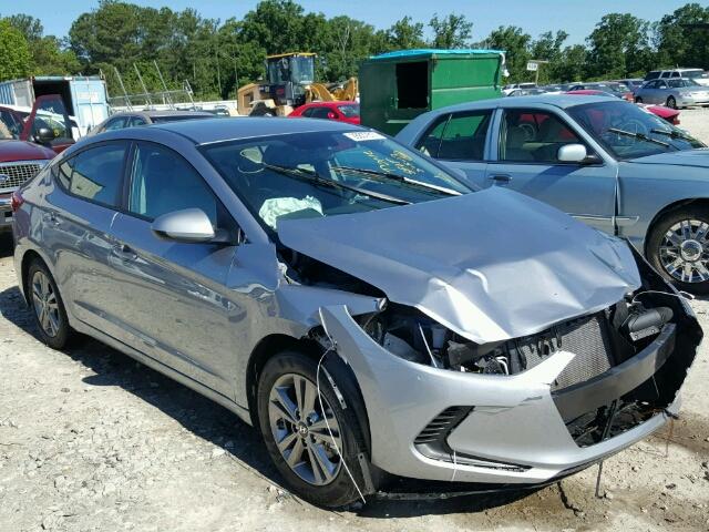 5NPD84LF0HH108652 - 2017 HYUNDAI ELANTRA BLUE photo 1