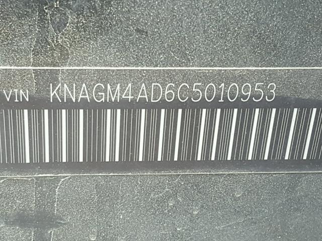 KNAGM4AD6C5010953 - 2012 KIA OPTIMA HYB BLACK photo 10