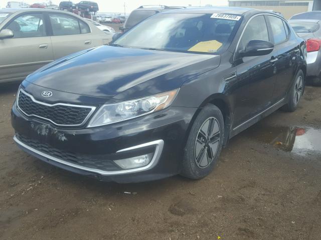 KNAGM4AD6C5010953 - 2012 KIA OPTIMA HYB BLACK photo 2