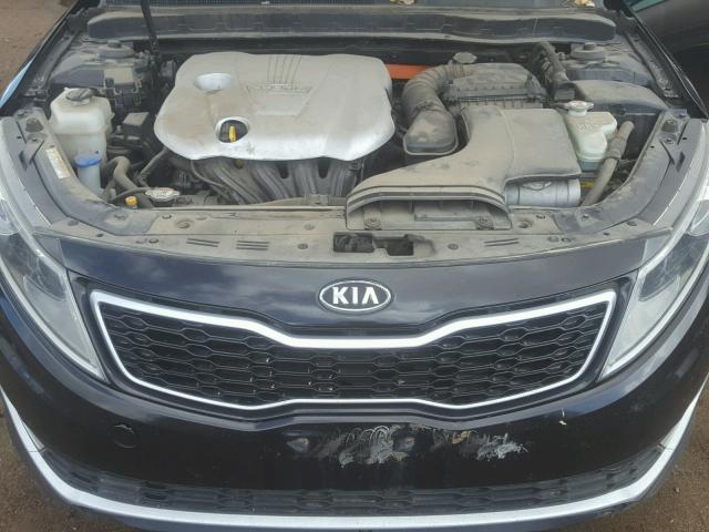 KNAGM4AD6C5010953 - 2012 KIA OPTIMA HYB BLACK photo 7