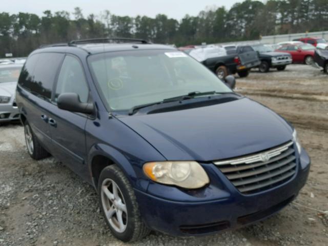 1A4GP44R36B613389 - 2006 CHRYSLER TOWN & COU BLUE photo 1