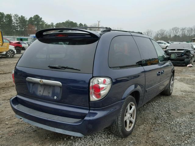 1A4GP44R36B613389 - 2006 CHRYSLER TOWN & COU BLUE photo 4