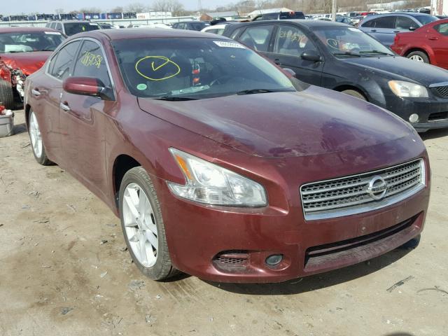 1N4AA5AP0CC829377 - 2012 NISSAN MAXIMA S MAROON photo 1