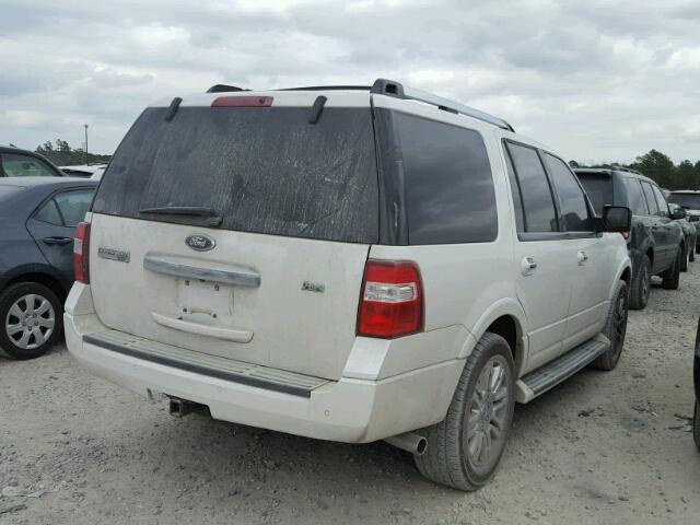 1FMJU1K5XBEF11014 - 2011 FORD EXPEDITION WHITE photo 4