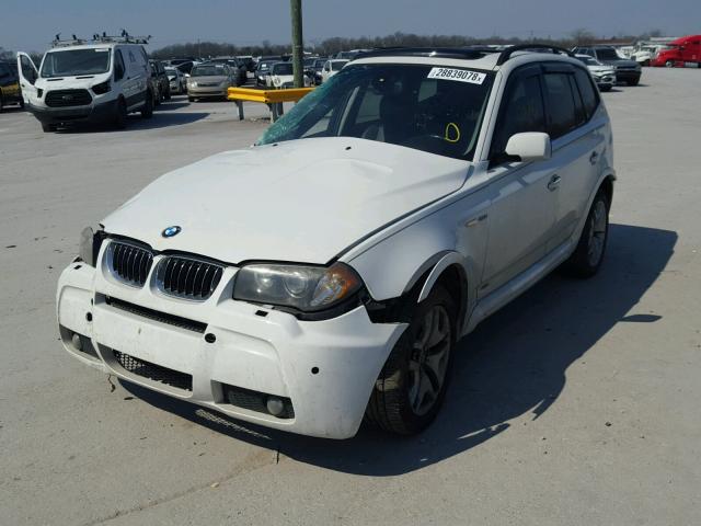 WBXPA934X6WG84047 - 2006 BMW X3 3.0I WHITE photo 2