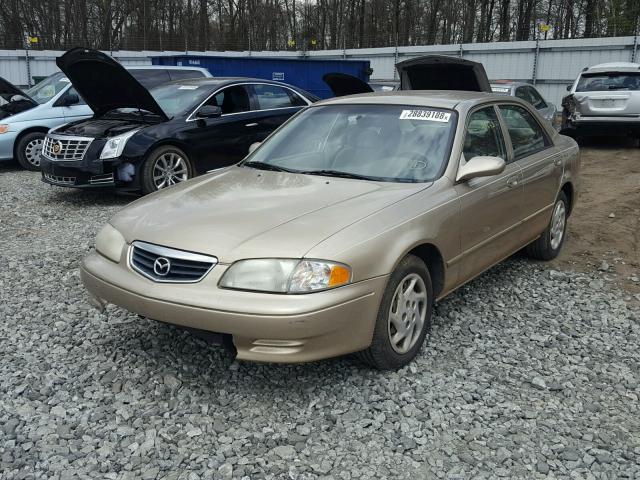 1YVGF22D5Y5156648 - 2000 MAZDA 626 ES GOLD photo 2