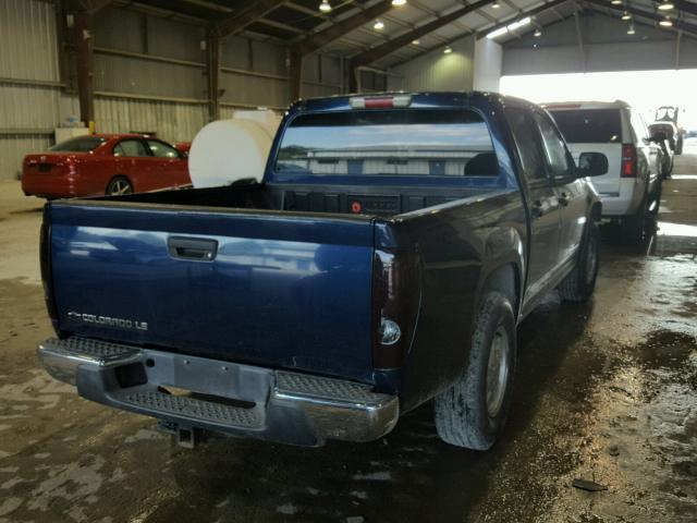 1GCCS136748203455 - 2004 CHEVROLET COLORADO BLUE photo 4