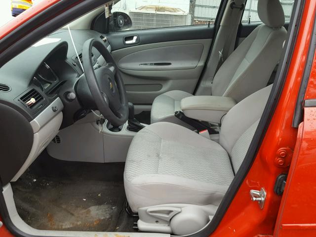 1G1AD5F55A7169523 - 2010 CHEVROLET COBALT 1LT RED photo 5