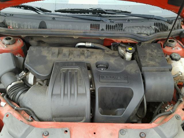 1G1AD5F55A7169523 - 2010 CHEVROLET COBALT 1LT RED photo 7