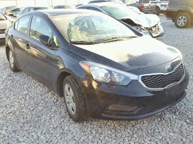 KNAFK4A6XG5563825 - 2016 KIA FORTE LX BLACK photo 1