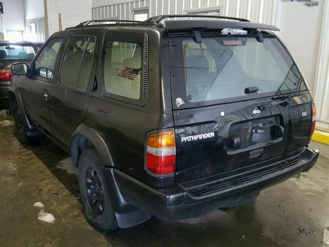 JN8AR05YXWW250106 - 1998 NISSAN PATHFINDER BLACK photo 3