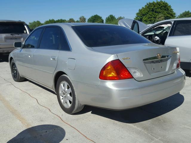 4T1BF28B8YU044093 - 2000 TOYOTA AVALON XL SILVER photo 3