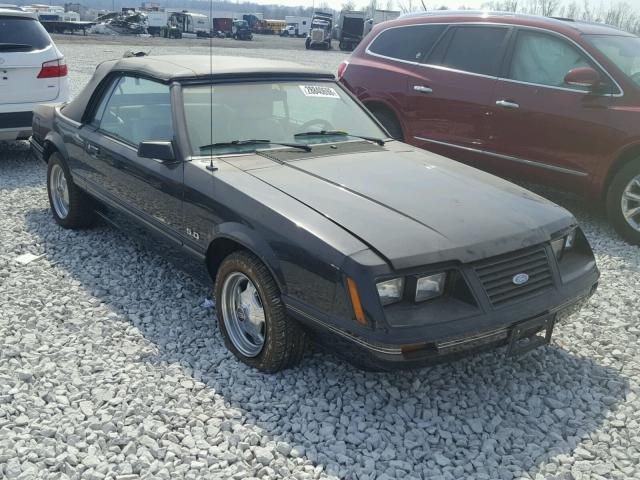 1FABP27F1DF158527 - 1983 FORD MUSTANG BLACK photo 1