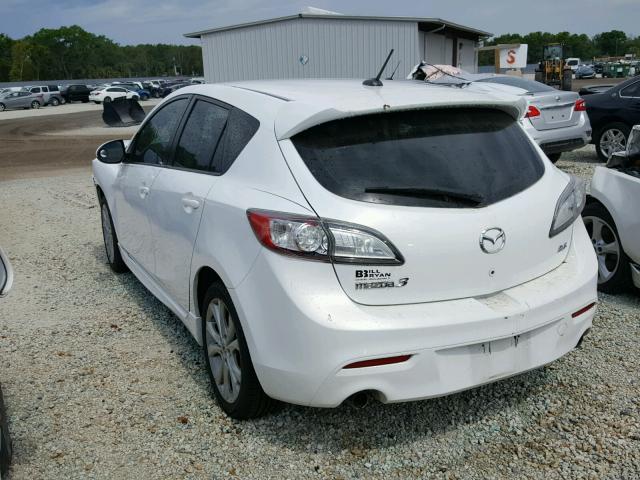 JM1BL1K52B1394404 - 2011 MAZDA 3 S WHITE photo 3