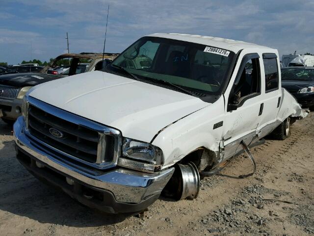 1FTSW31F52EB32883 - 2002 FORD F350 SRW S WHITE photo 2