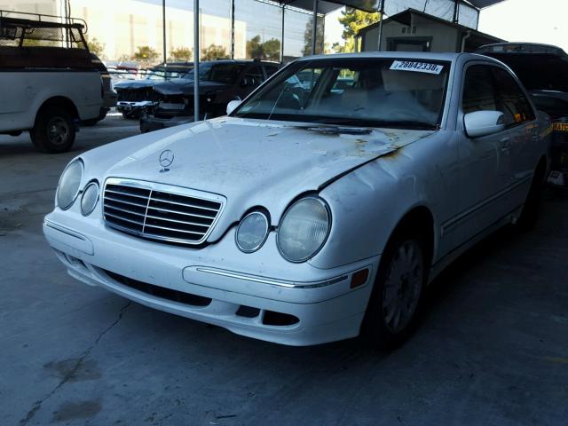 WDBJF65JX1B205563 - 2001 MERCEDES-BENZ E 320 WHITE photo 2