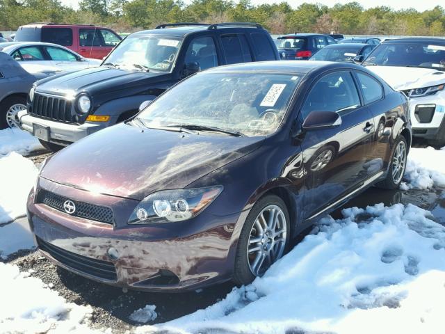 JTKDE167080231546 - 2008 SCION TC PURPLE photo 2