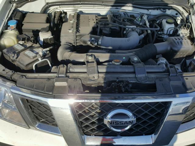 1N6BD0CT9HN752889 - 2017 NISSAN FRONTIER S WHITE photo 7