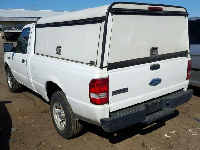 1FTYR10DX7PA53324 - 2007 FORD RANGER WHITE photo 3