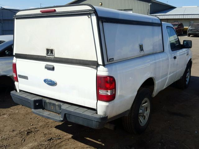 1FTYR10DX7PA53324 - 2007 FORD RANGER WHITE photo 4