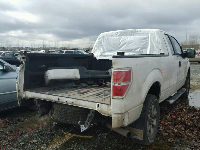 1FTFX1EF4BFB03608 - 2011 FORD F150 SUPER WHITE photo 4