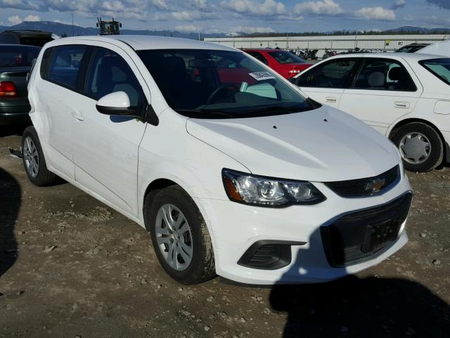 1G1JG6SH9J4104141 - 2018 CHEVROLET SONIC WHITE photo 1