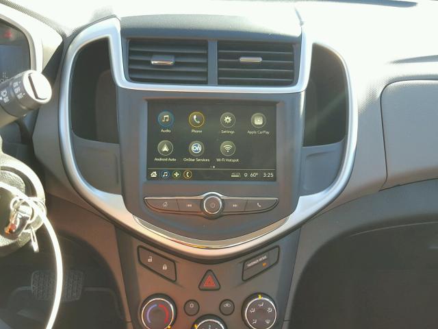 1G1JG6SH9J4104141 - 2018 CHEVROLET SONIC WHITE photo 9