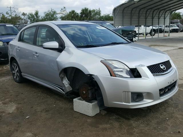 3N1AB6AP5CL682266 - 2012 NISSAN SENTRA 2.0 SILVER photo 1